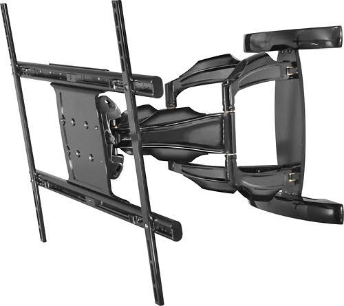 Articulating Wall Arm for Flat-Panel TVs, Extends 27-5/8, Black S921714