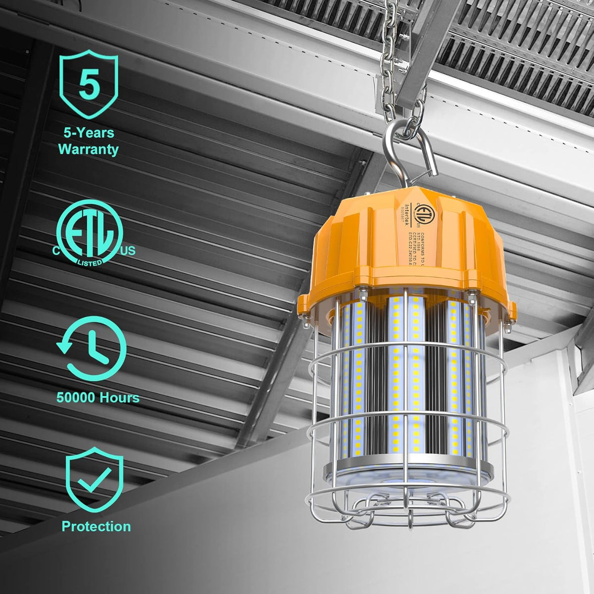 150W LED Portable Hanging Work Light with ON/Off Switch G160819