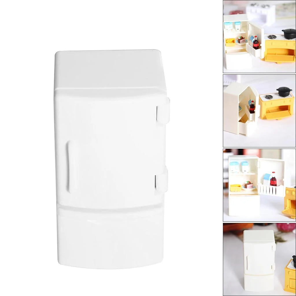 Refrigerator Dollhouse Furniture Decor Toys F168