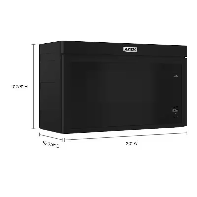 Black 1000-Watt Over-the-Range Microwave W3591