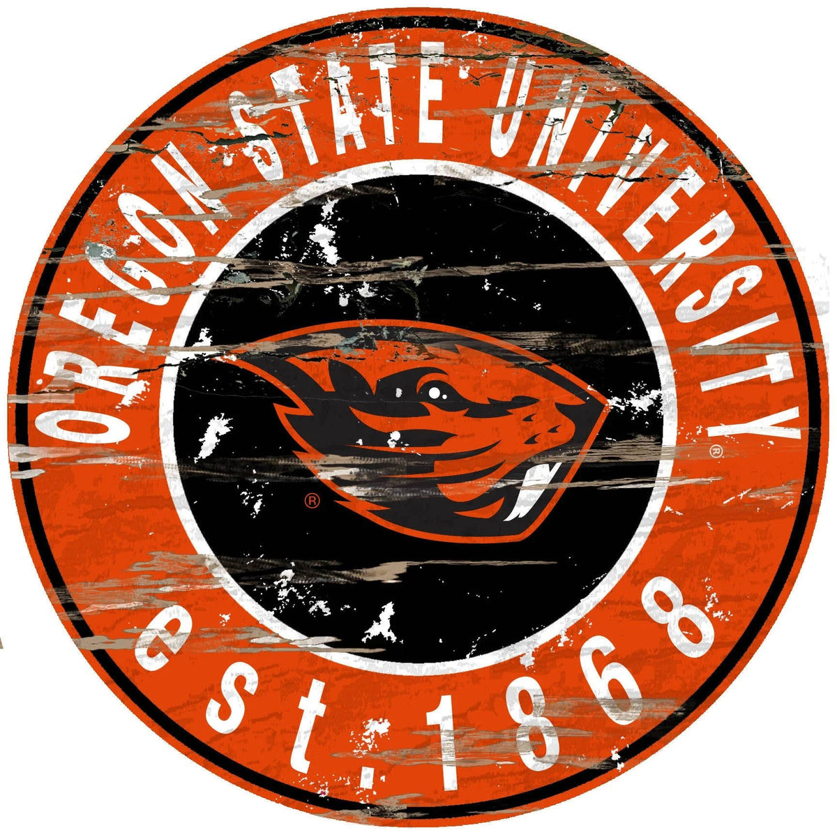 Oregon State Distressed Sign B593938