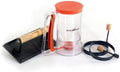4 Piece Griddle Breakfast Kit with Batter Dispenser, Bacon Press, Egg Rings I4999
