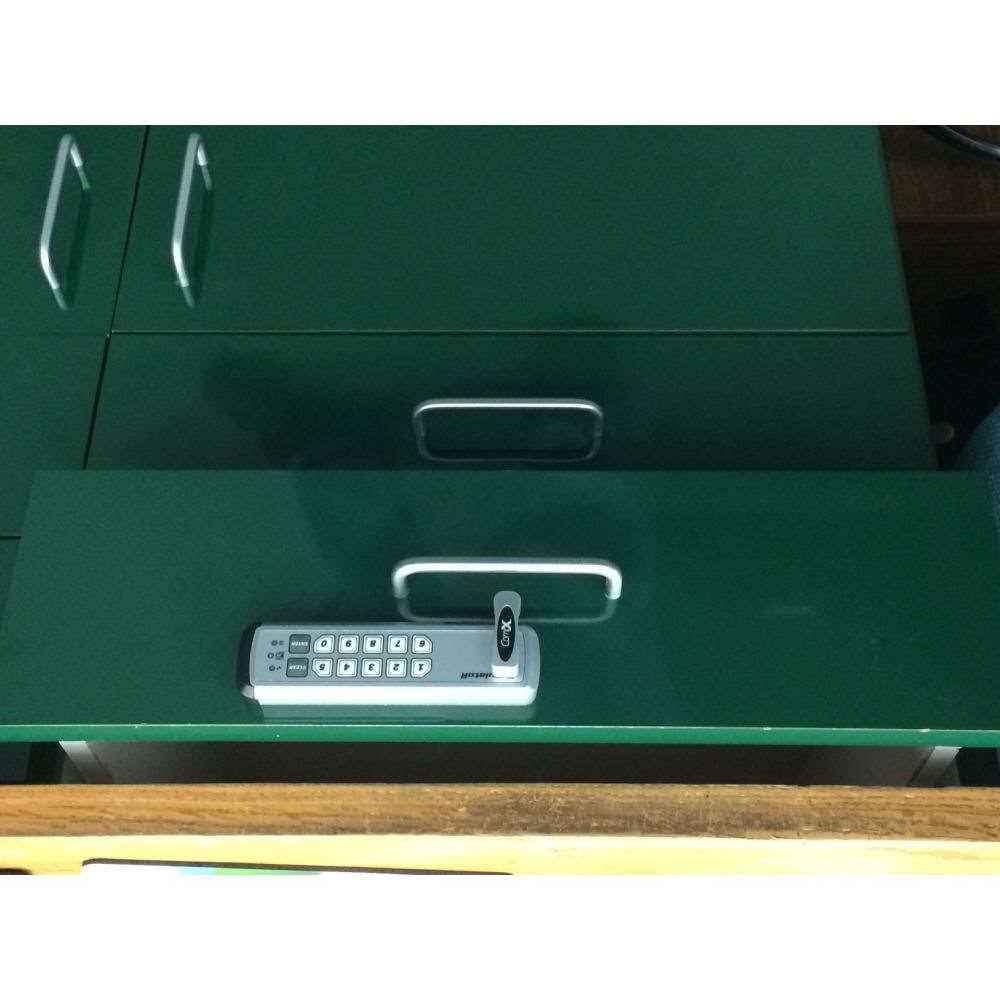 Electronic Push Button Cabinet Lock 1 3/4 in Left Hand D27187