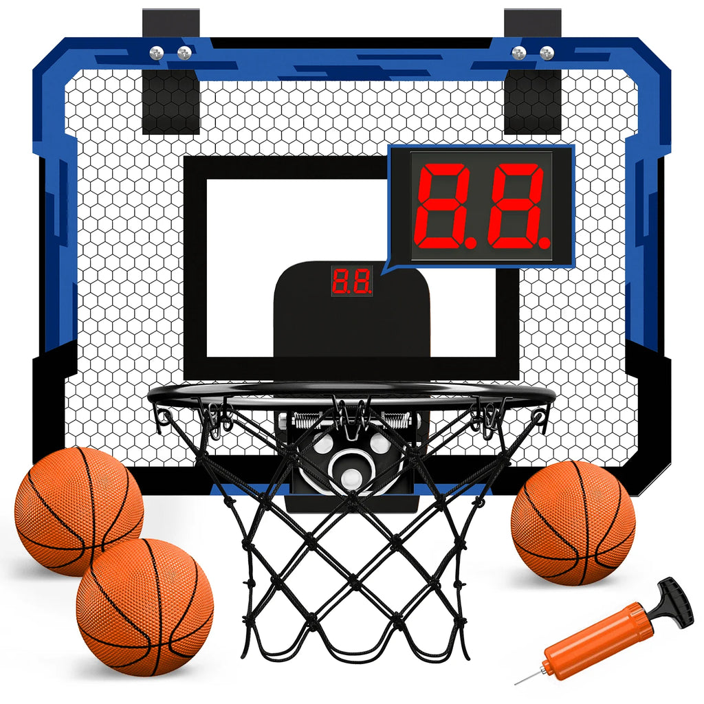 Mini Basketball Hoop with Electronic Scorer and Breakaway Rim W9926