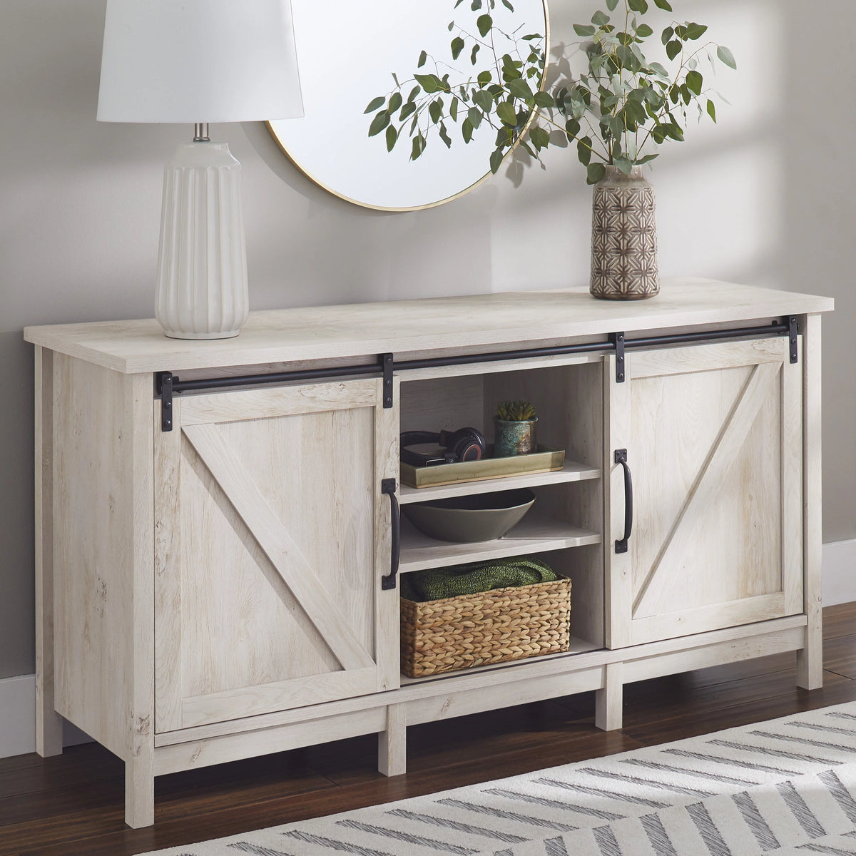 Rustic Gray TV Stand C20258