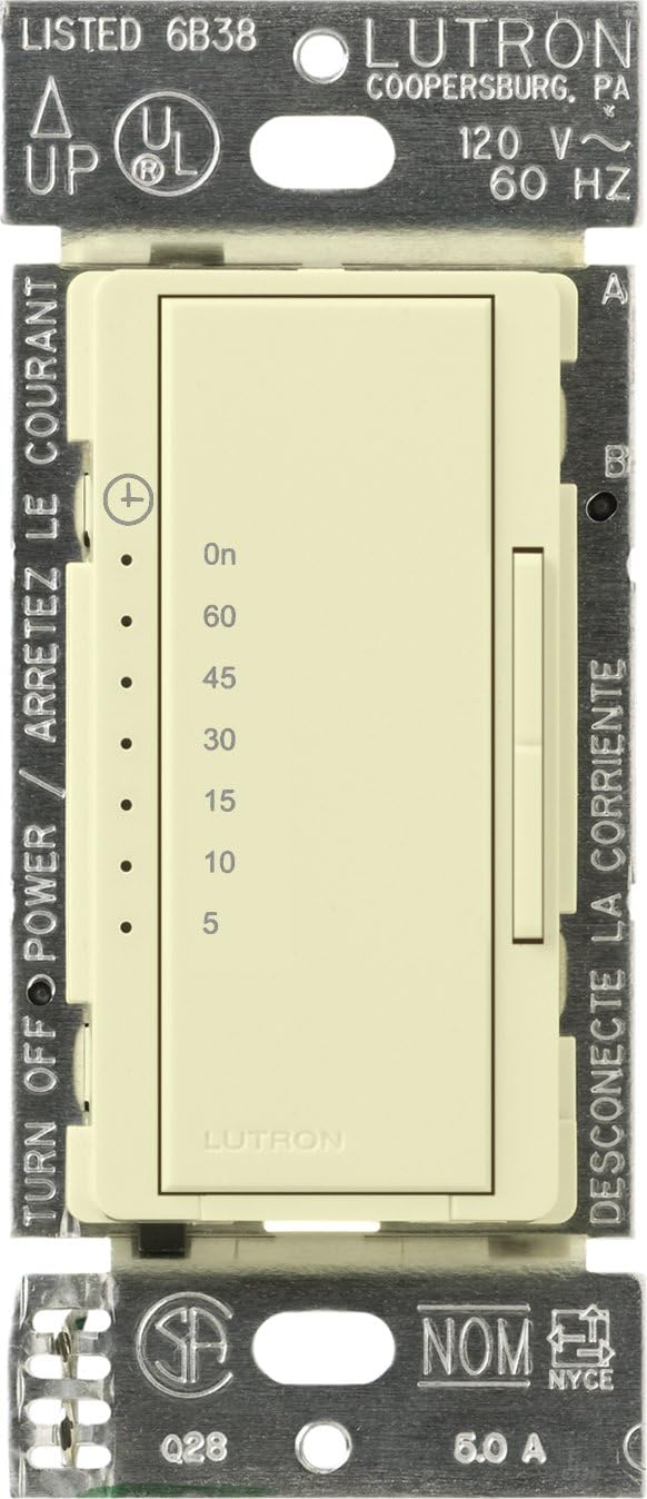 White Countdown Timer Switch for Halogen and Incandescent Bulbs Q71921