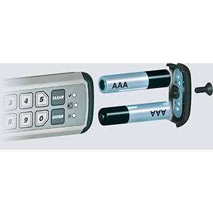 Electronic Push Button Cabinet Lock 1 3/4 in Left Hand D27187