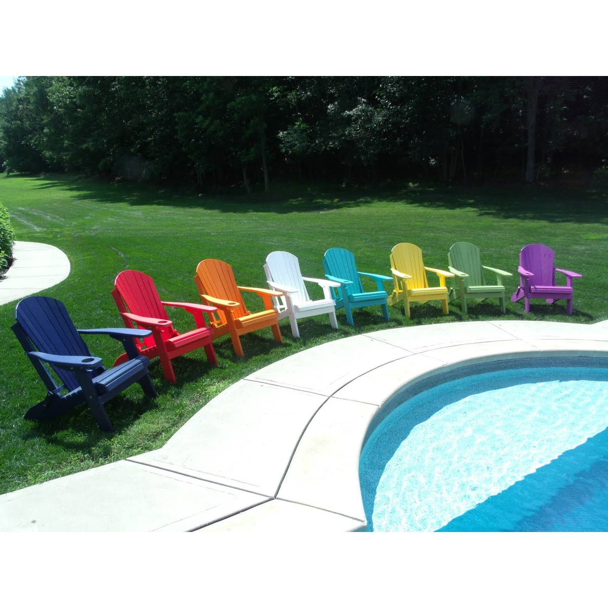 Folding Adirondack Chair Dove Gray J5012