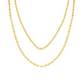 14k Yellow Gold 2.5mm Rope Chain Necklace L193854