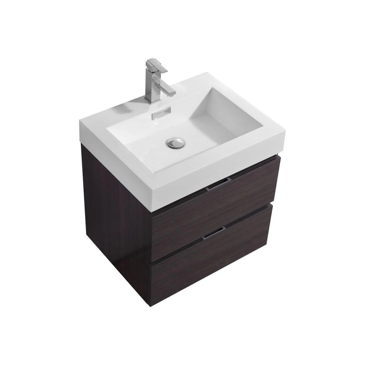 24 in. Wall Mount Gray Oak Bathroom Vanity P538325