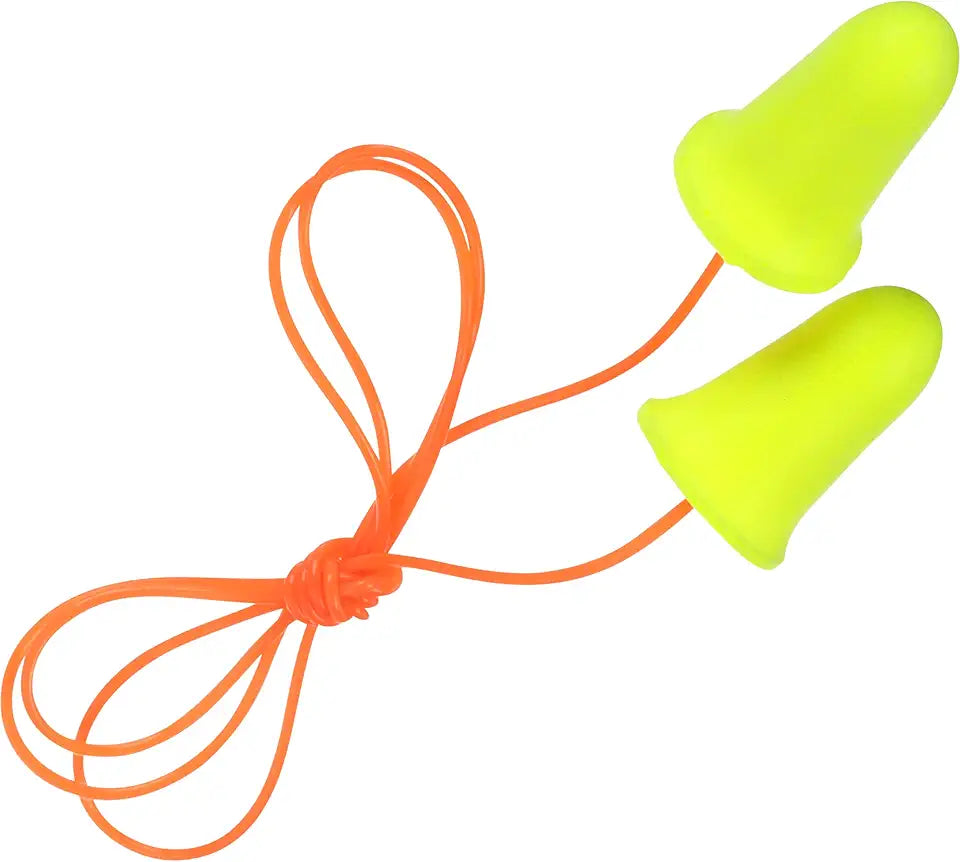 Corded Disposable Foam Ear Plugs, 200 Pairs Z61355
