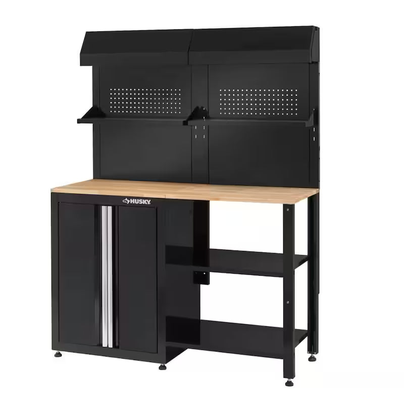 6-Piece Steel Garage Workstation in Black R861233