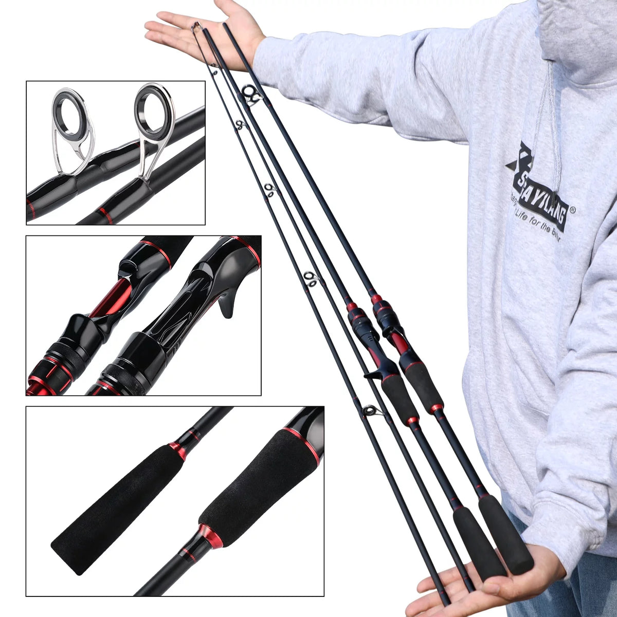 2 Pieces Surf Fishing Rod H81358