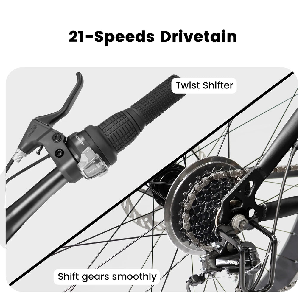 26 Inch Fat Tires Mountain Bike J579328