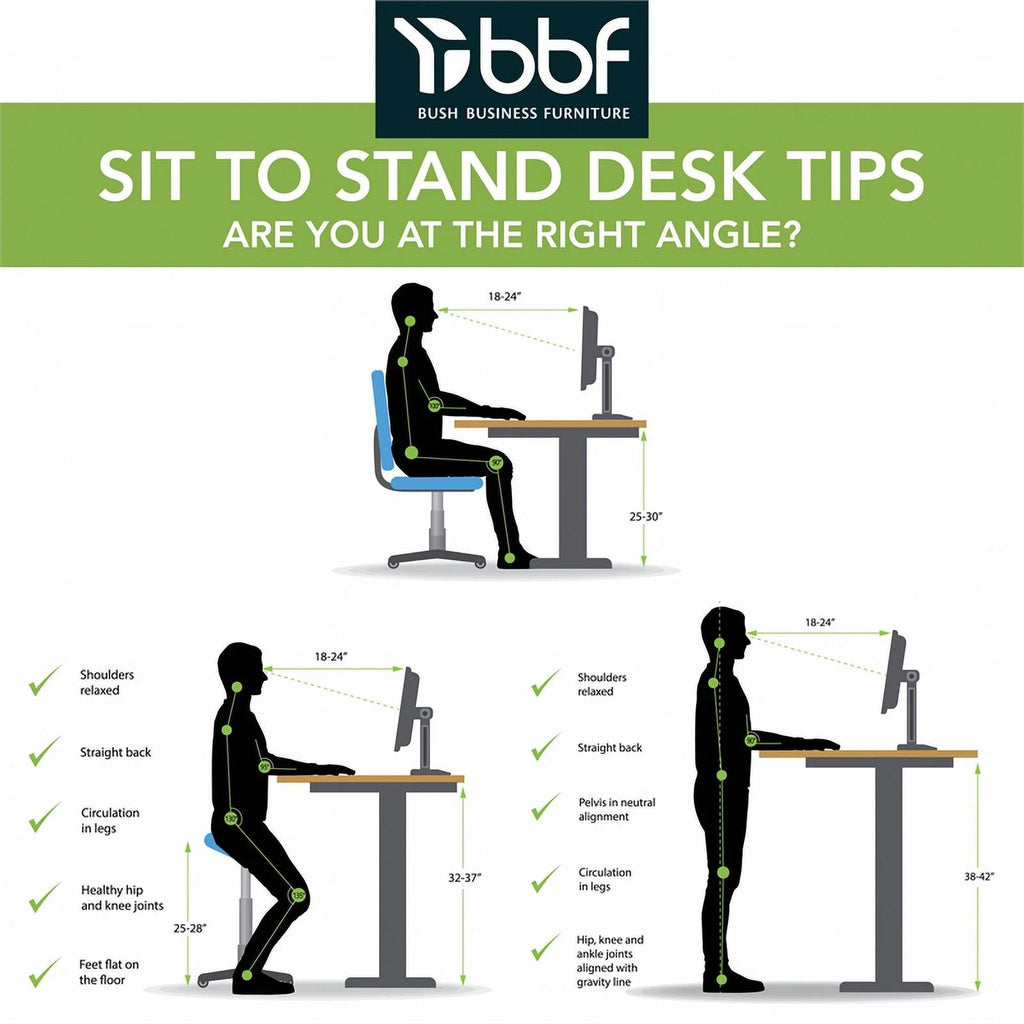 48" Engineered Wood Adjustable Standing Desk B501300