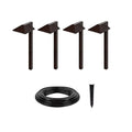 4 Offset Square Path Lights LED Landscape Lighting H788