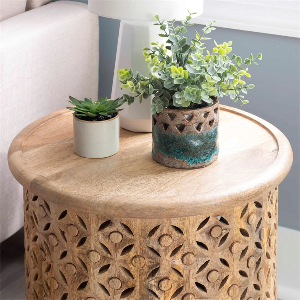 Mango Wood Side Table Z33677