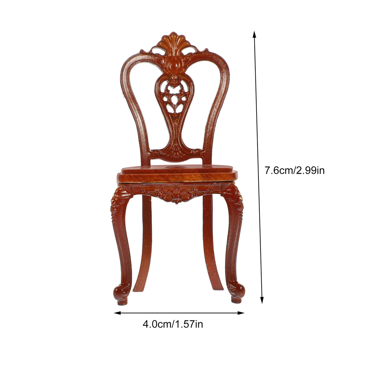 Mini Metal Bench Doll House Furniture U654057