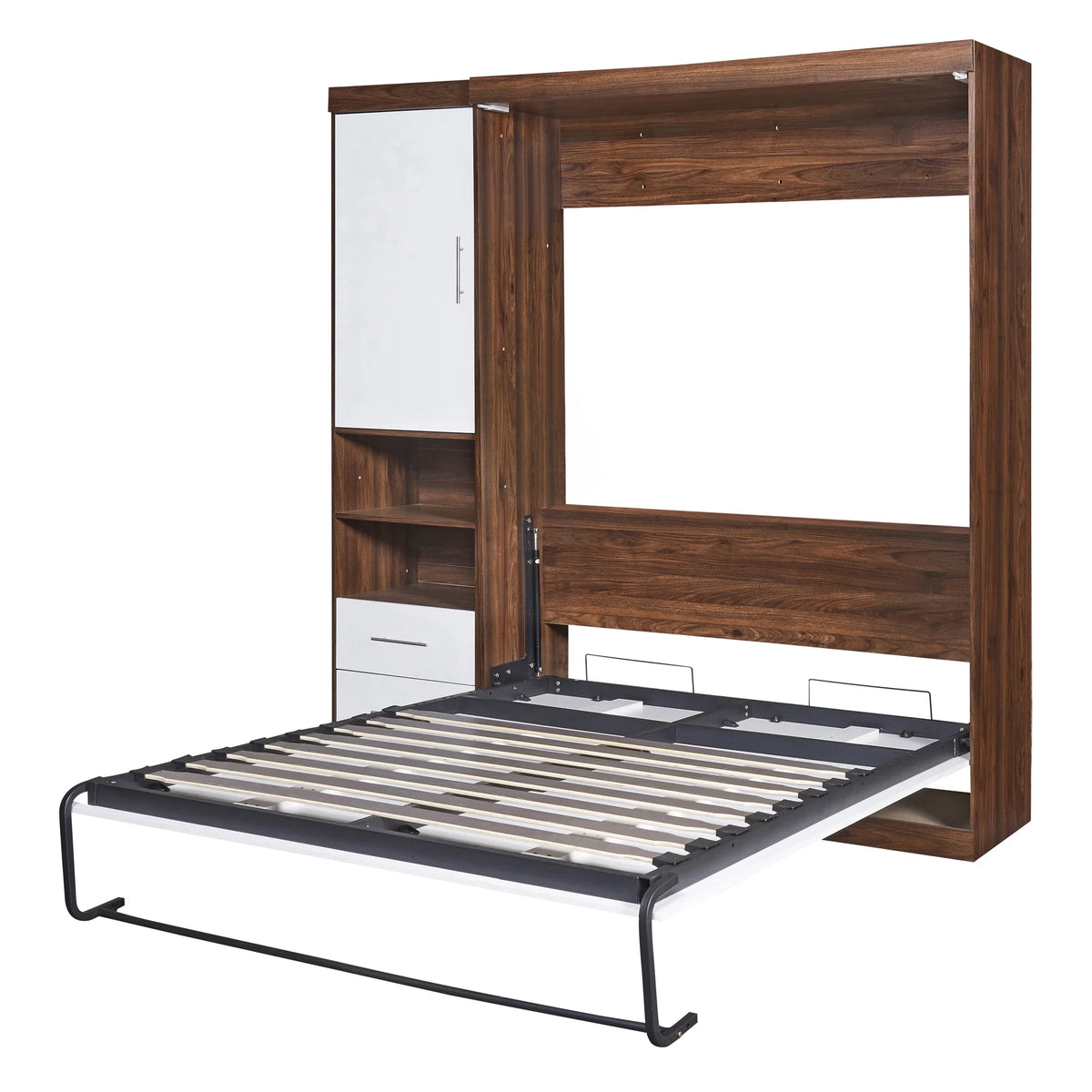 Twin Size Murphy Bed with Cabinet L355022