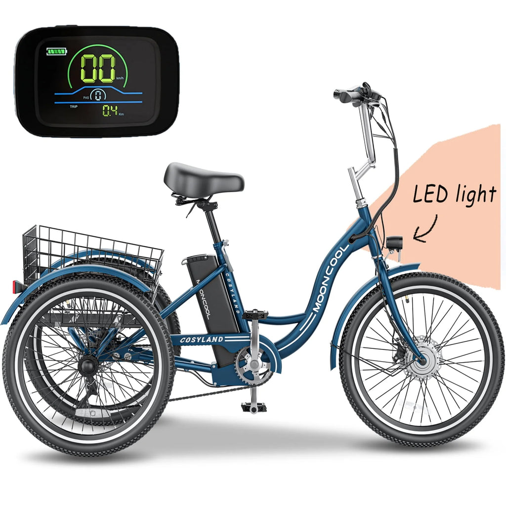 Electric Tricycle with Removable Lithium Battery C7674