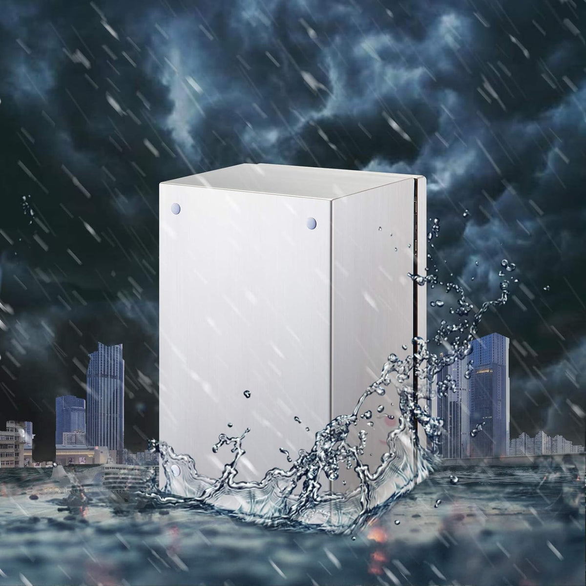 12 x 8 x 6'' NEMA 4X Steel Electrical Box C253