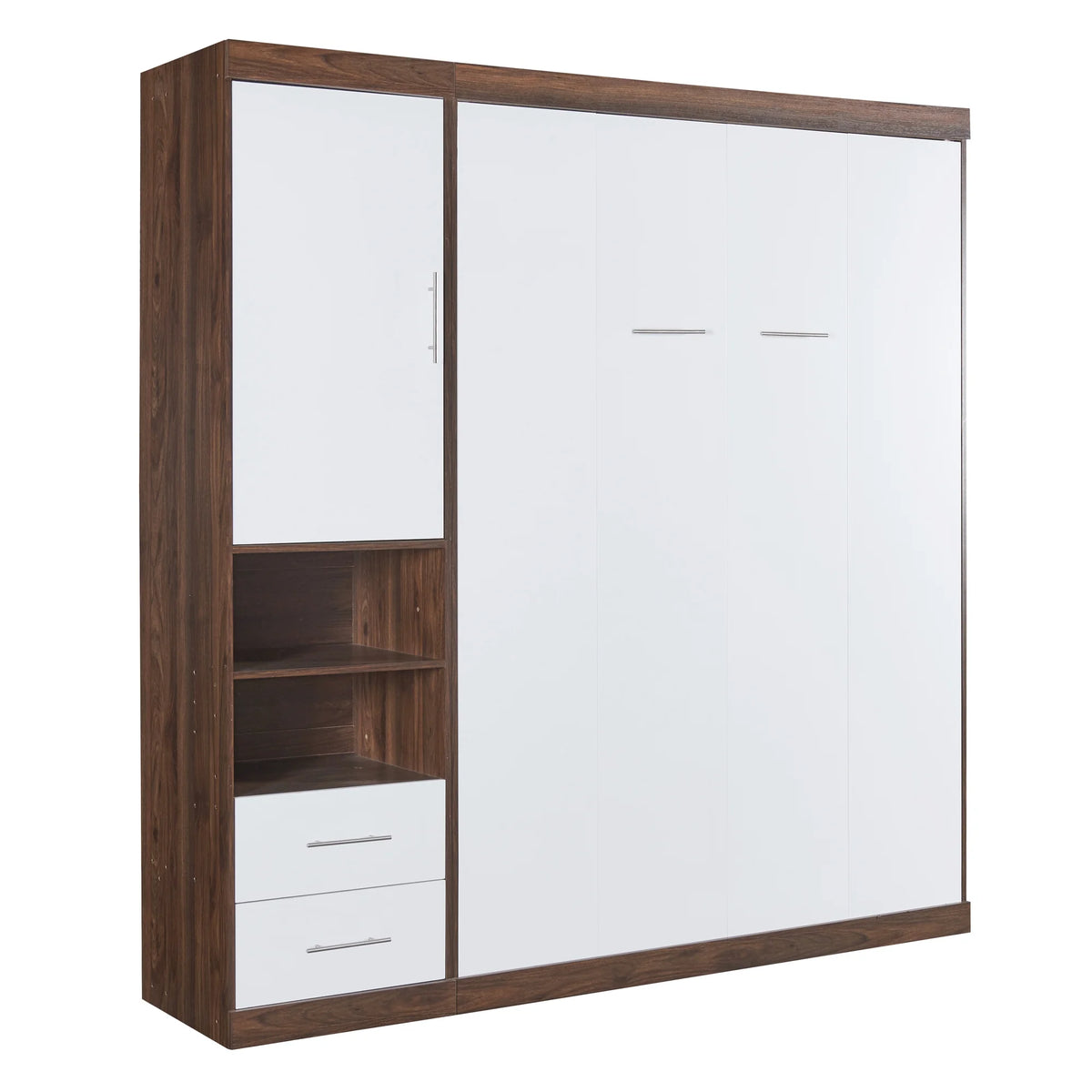 Twin Size Murphy Bed with Cabinet L355022