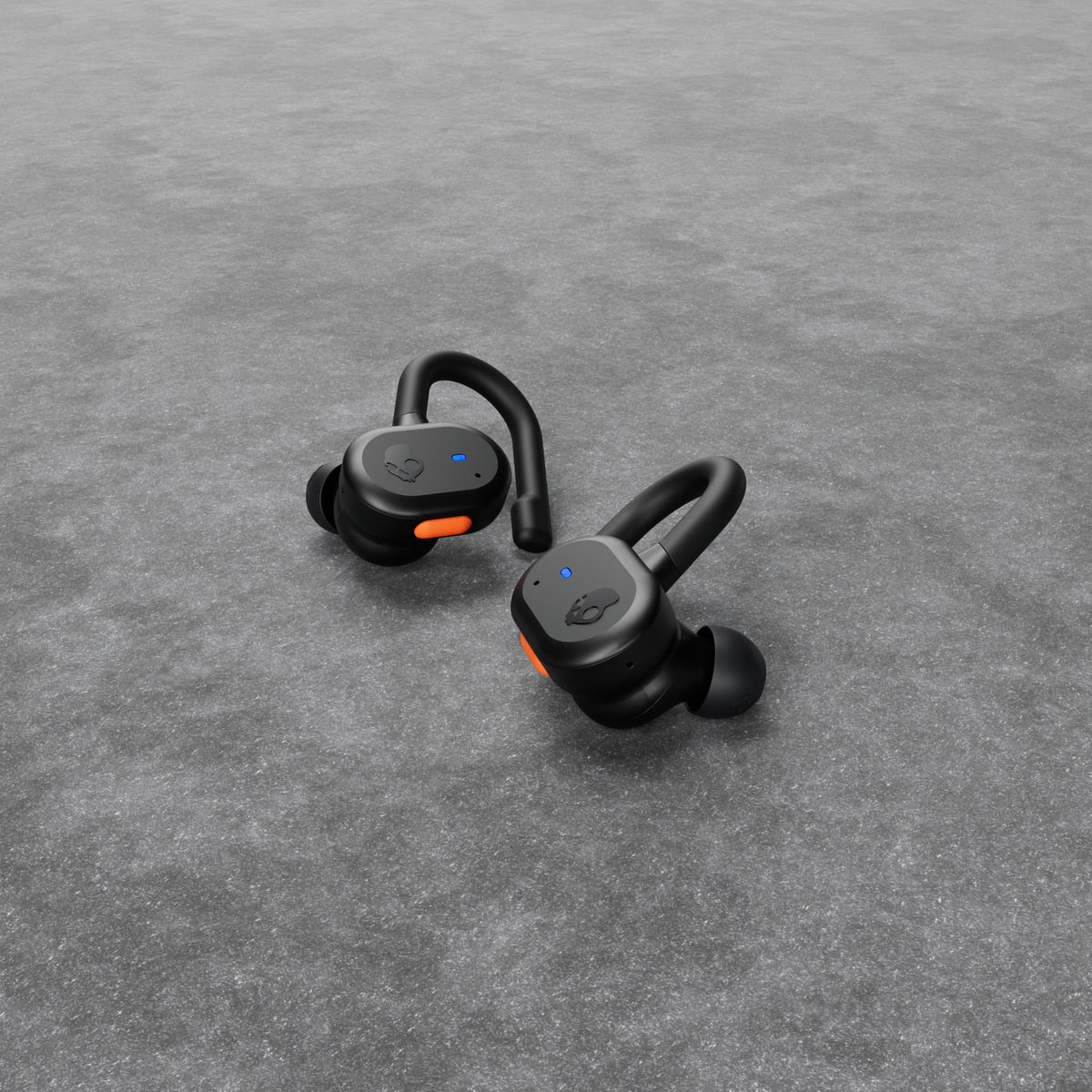 Black True Wireless Sport in-Ear Headphones with Microphone P48458