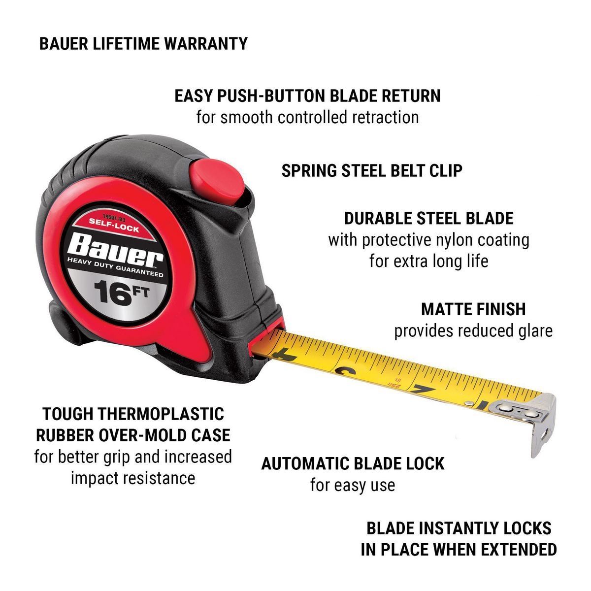 16 ft. Self-Locking Tape Measure K877127