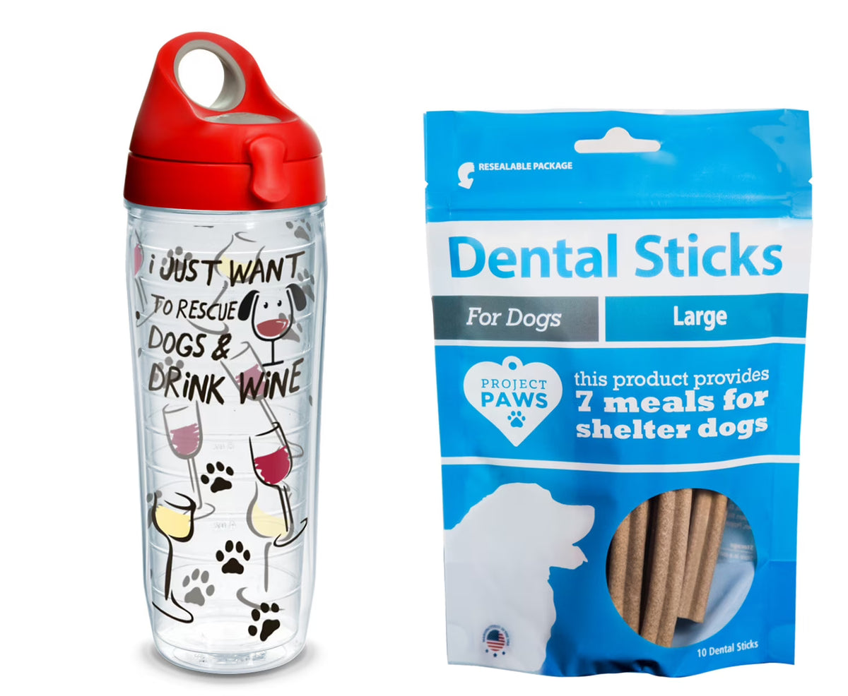 24 oz Water Bottle with red lid N31894