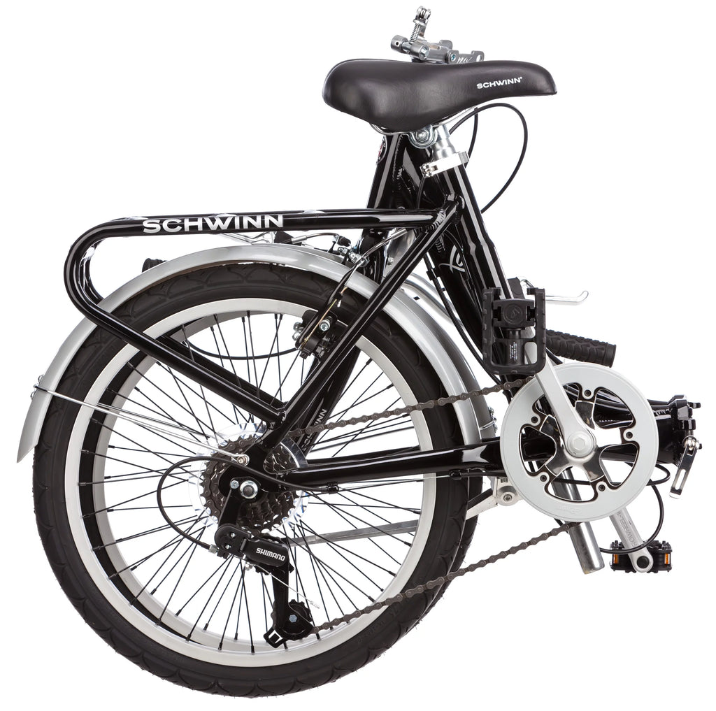 Folding Commuter Bike, 20-inch wheels, Black M357