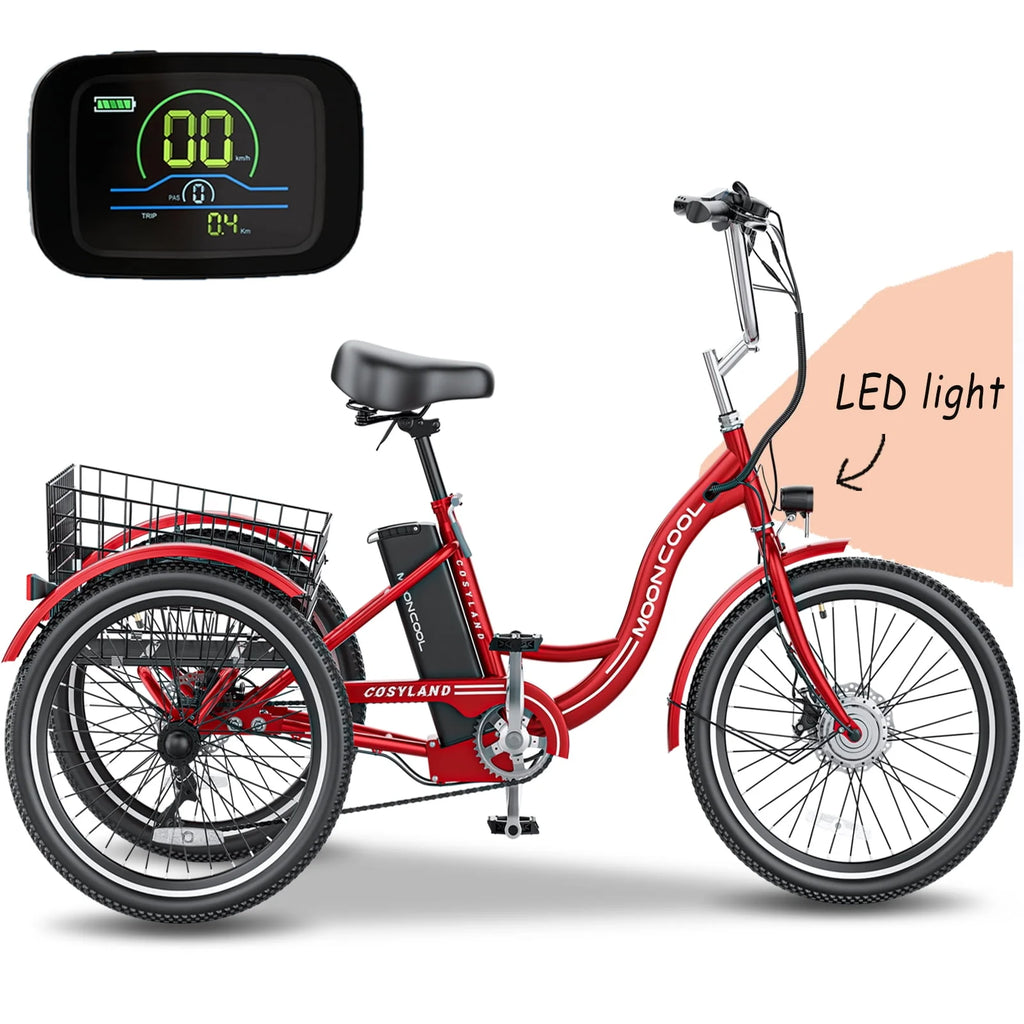 Electric Tricycle with Removable Lithium Battery C7674