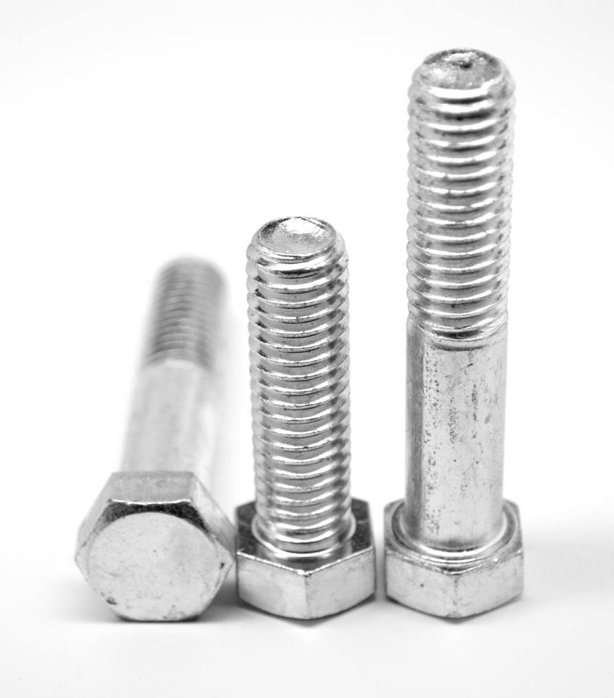 1/4x22-28 x 6x22 Fine Thread Grade 5 Hex Cap Screw Medium Carbon Steel Zinc Plated N942520