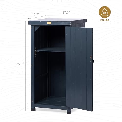Outdoor Storage Cabinet with Shelves P89858