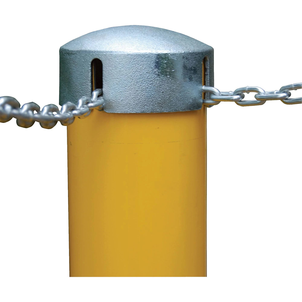 Yellow Steel Pipe Bollard with Slot Z78504