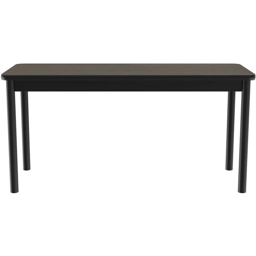 Steel Metal & Wood Library Table E53854