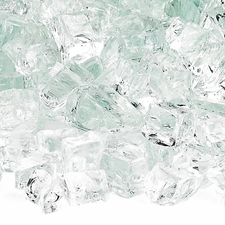 1/2x22 Clear Fire Glass (10 lb Bag) F59784