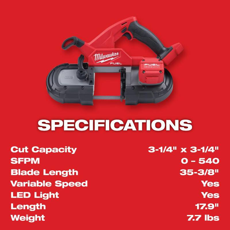 18V Lithium-Ion Brushless Cordless Compact Bandsaw and SDS Plus Rotary Hammer W219
