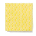 Microfiber Cleaning Cloths, 16 x 16, Yellow, 12/Carton D580880