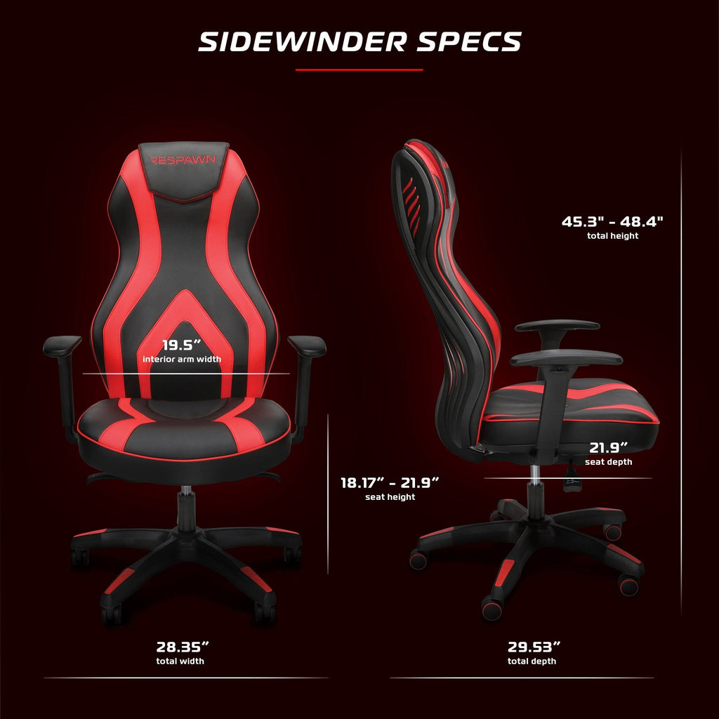 Graphite Gray PU Leather Gaming Chair U338