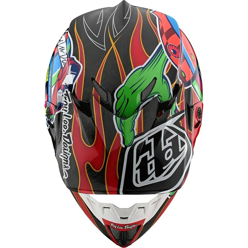 Red/Black Large Carbon Helmet O2398