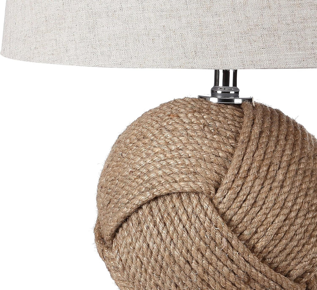 Brown Knotted Rope LED Table Lamp F6555