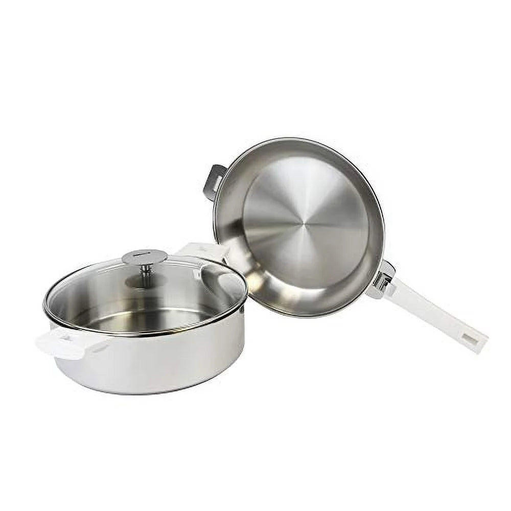 White 6 Pc Cookware Set H12248