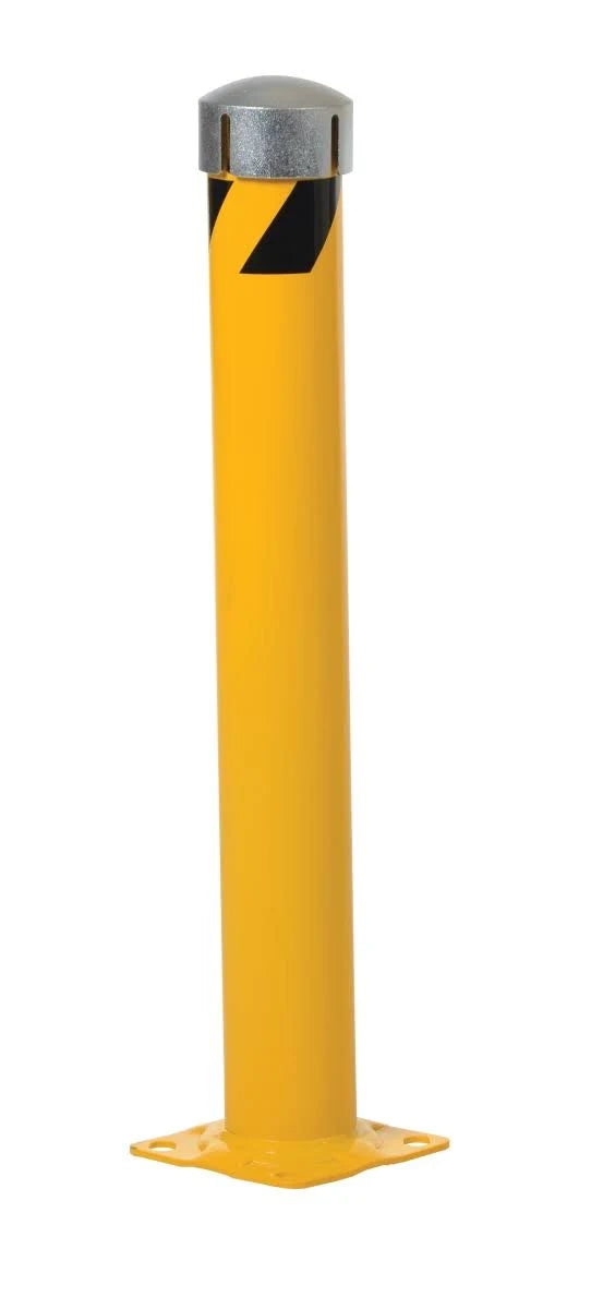 Yellow Steel Pipe Bollard with Slot Z78504