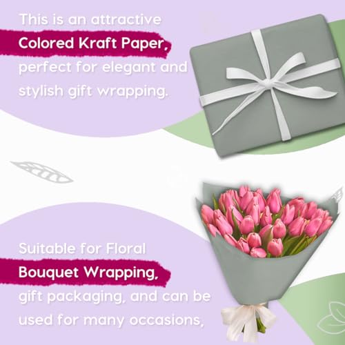 Brown Kraft Craft Paper Roll 70GSM 50LB O432