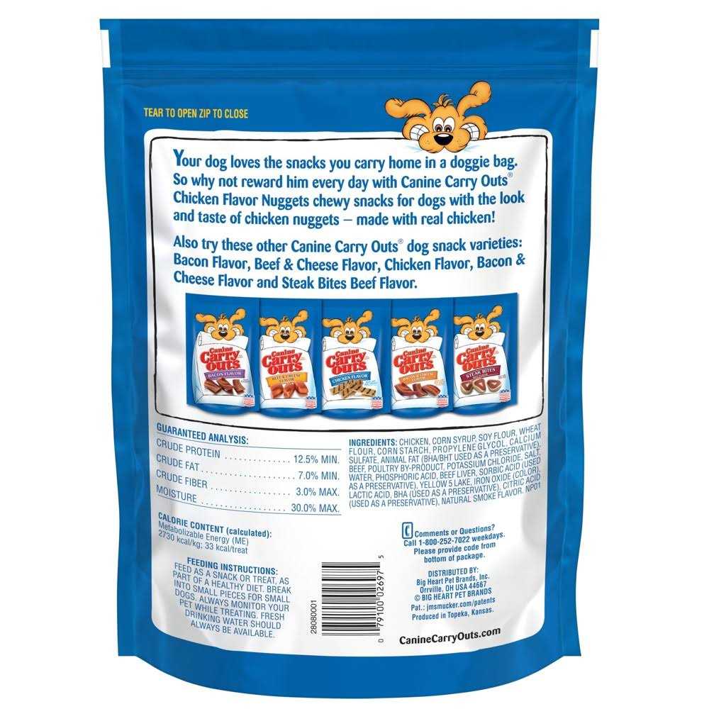 Chicken Flavor Nuggets Dog Snacks S848115