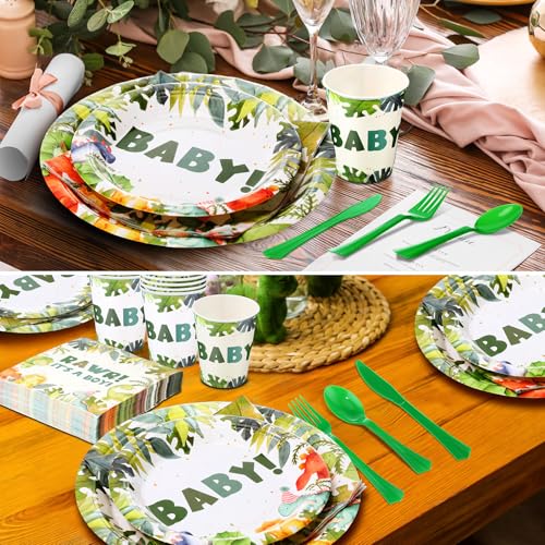 350 Pcs Disposable Plastic Tableware Set D46710