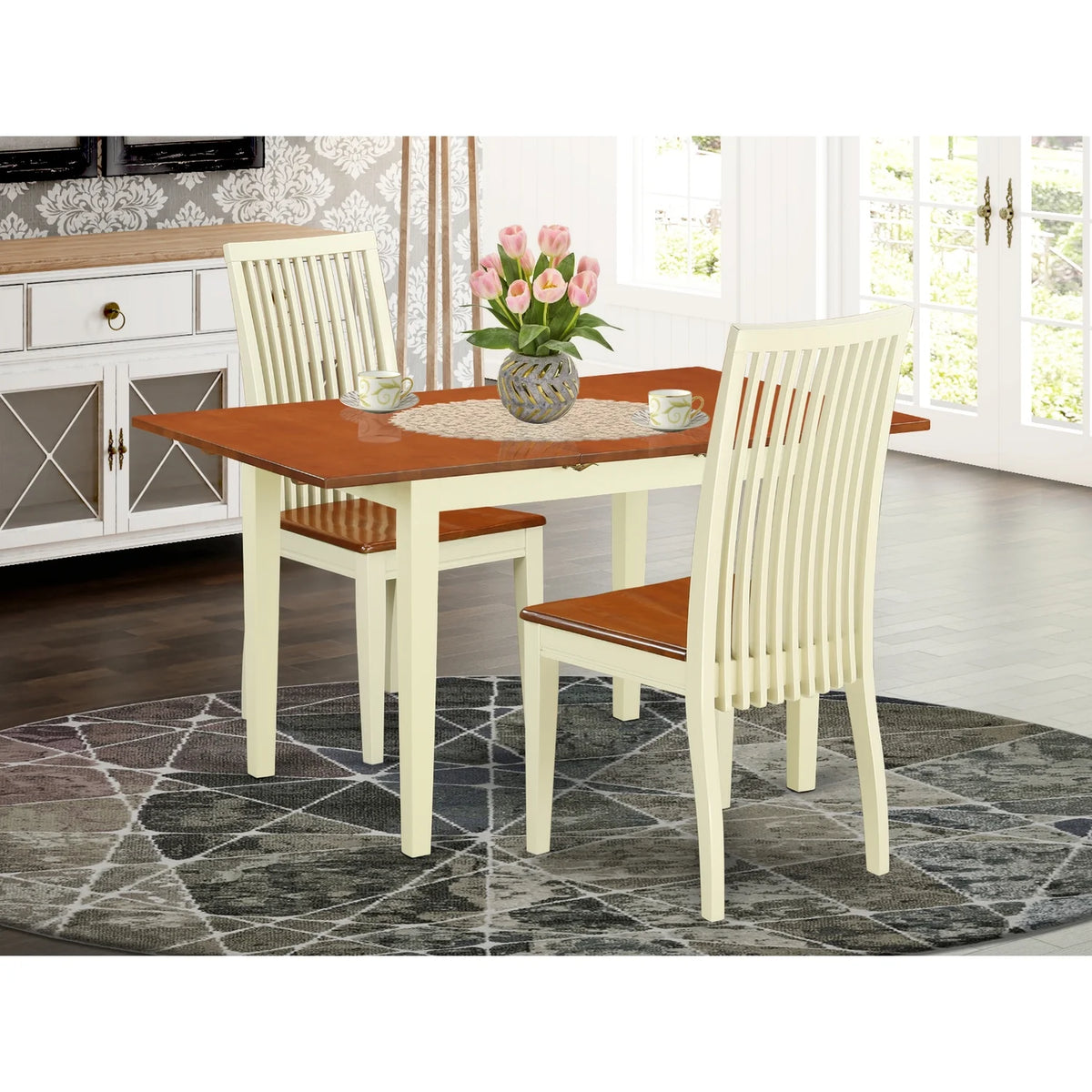 3-piece Dining Table and Chairs G19664