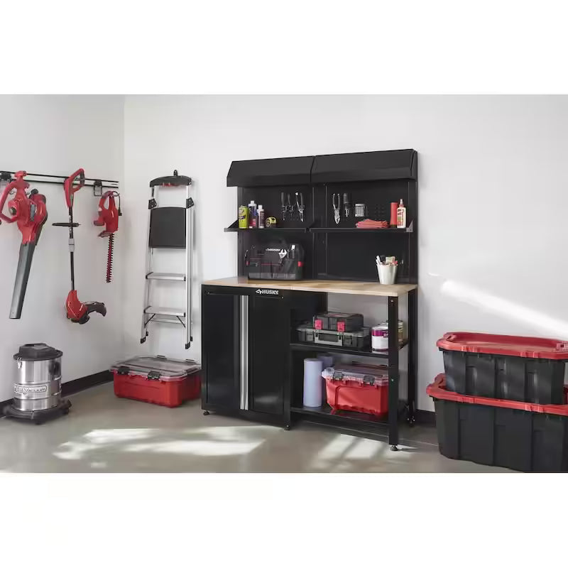 6-Piece Steel Garage Workstation in Black R861233