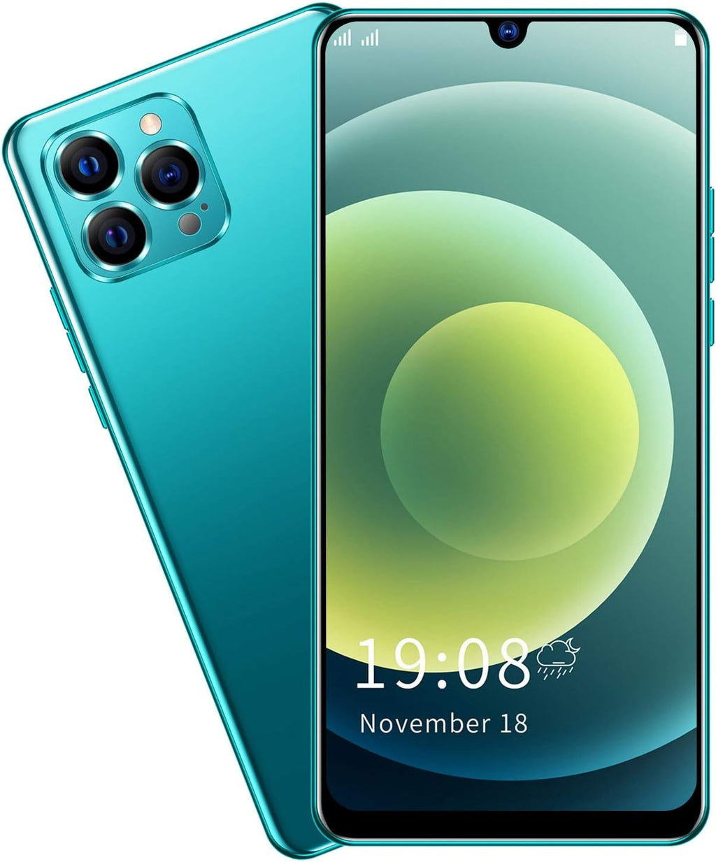 5.45 inch Unlocked Smartphone with Face Fingerprint, 1GB/8GB, 2200mAh Battery (Blue) F4747