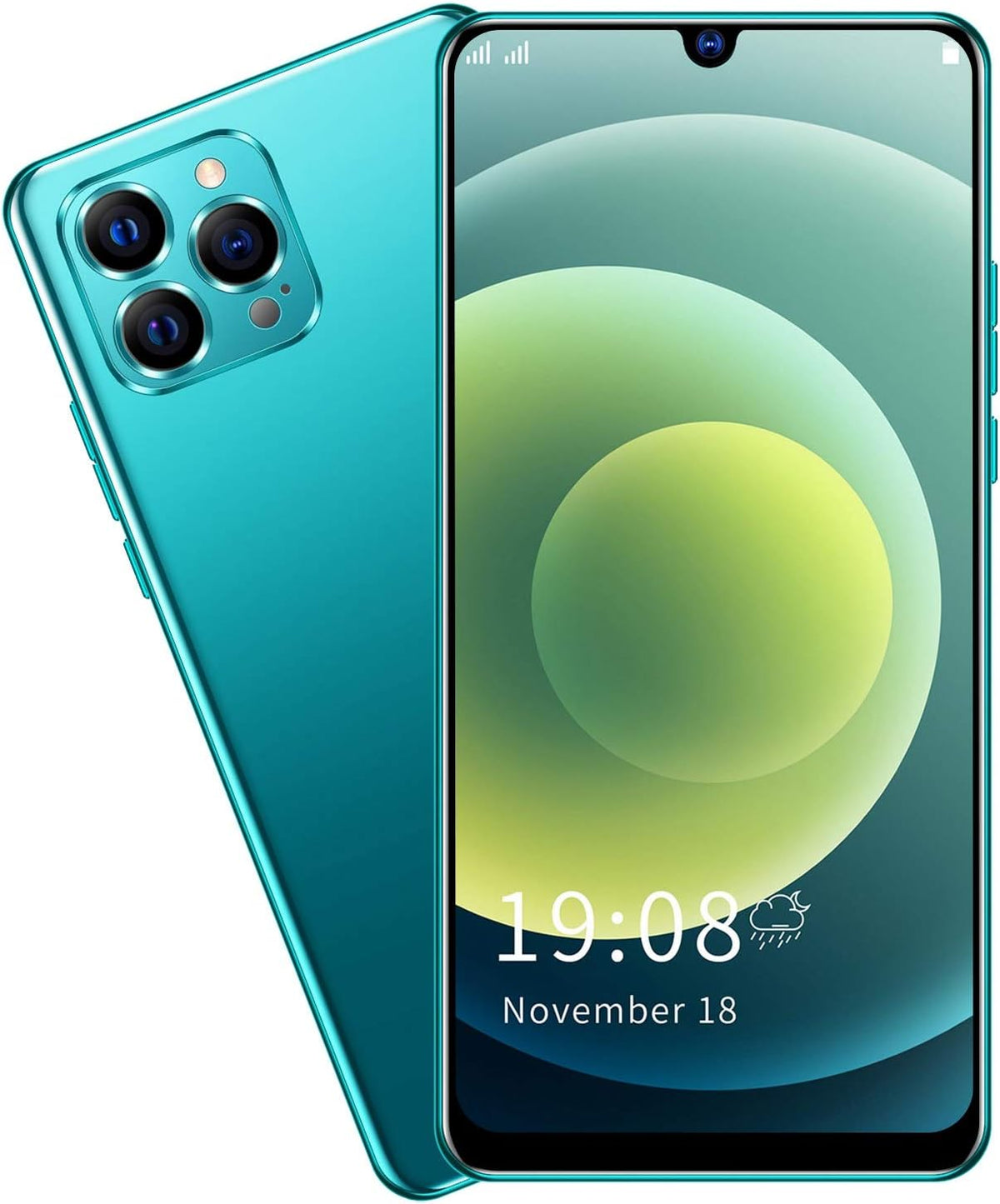 5.45 inch Unlocked Smartphone with Face Fingerprint, 1GB/8GB, 2200mAh Battery (Blue) F4747
